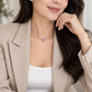 Floating Lavender Jade Necklace - Ball Chain