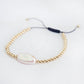 Unique Keshi Pearl Gold Bead Bracelet - GB1