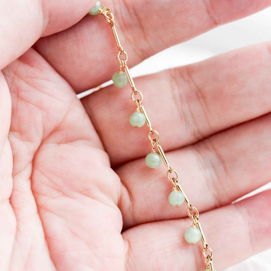 Jade Dewdrop Bracelet