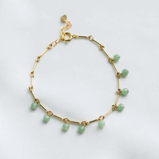 Jade Dewdrop Bracelet
