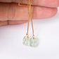 Fluorite U Hook Ear Threaders