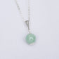 Apple Green Jade Pendant Necklace