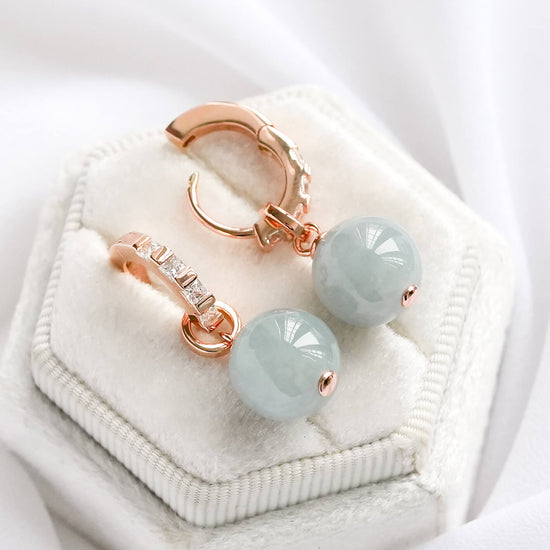 Prism Jade Convertible Hoops