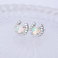 Horseshoe Opal Earrings