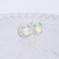 Horseshoe Opal Earrings