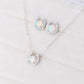 Horseshoe Opal Earrings