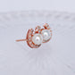 Horseshoe Pearl Earrings