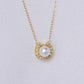 Horseshoe Pearl Necklace