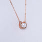 Horseshoe Pearl Necklace