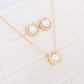 Horseshoe Pearl Necklace