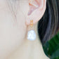 Intricate Ear Hoops with Keshi Pearls IK7