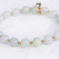 Light Jade Bracelet with Detachable Floral Charm JB251