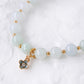 Light Jade Bracelet with Detachable Floral Charm JB251