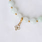 Light Jade Bracelet with Detachable Floral Charm JB251