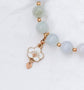 Light Jade Bracelet with Detachable Floral Charm JB251