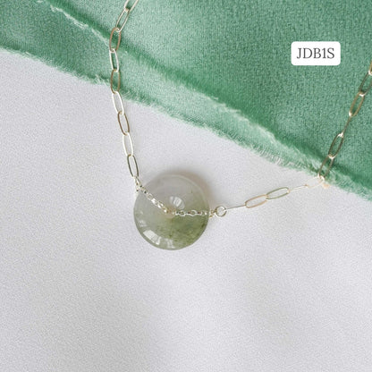 Jade Donut Chain Bracelet