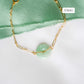 Jade Donut Chain Bracelet