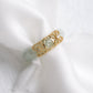 Open XOX Jade Ring - JJ6Y (US5.25, Cannot be resized)
