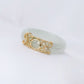Open XOX Jade Ring - JJ6Y (US5.25, Cannot be resized)