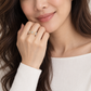 Open XOX Jade Ring - JJ6Y (US5.25, Cannot be resized)
