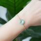 Jade Donut Chain Bracelet