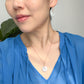Light Blue Jade with Kyanite Vine Earrings and Necklace Set