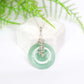 Green Jade with Gray Moonstone Vine Necklace