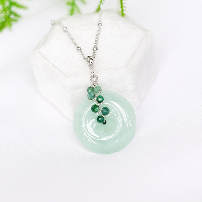 Green Jade with Guatemala Jade Necklace