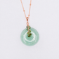 Green Jade with Light Emerald Vine Necklace