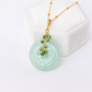 Green Jade with Light Emerald Vine Necklace