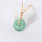 Green Jade with Opal Vine Necklace