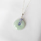 Jade with Tanzanite Vine Necklace