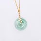 Green Jade with Pearl Vine Necklace