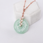 Green Jade with Pearl Vine Necklace