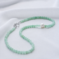 Jade with Pearl Accent Choker Necklace