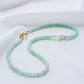 Jade with Pearl Accent Choker Necklace