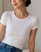 Jade with Pearl Accent Choker Necklace