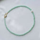 Jade with Pearl Accent Choker Necklace