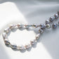 Grey Baroque Pearl Choker Necklace