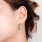 Prosperity Green Jade Earrings