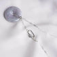 Long Lavender Jade Necklace with Lock Clasp LJN4S