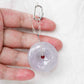 Long Lavender Jade Necklace with Lock Clasp LJN5S