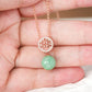 Prosperity Green Jade Necklace