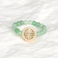 Prosperity Green Jade Ring