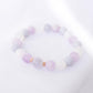 Lavender Jade, Amethyst and Moonstone Bracelet B2502