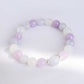 Lavender Jade, Amethyst and Moonstone Bracelet B2502