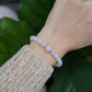 Translucent Lavender Jade Bracelet - B2503