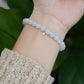 Translucent Lavender Jade Bracelet - B2503