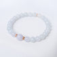 Translucent Lavender Jade Bracelet - B2503