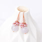 Lavender Jade Cluster Earrings
